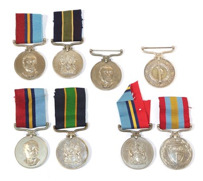 Lot 53 - A Collection of Eight Rhodesian General Service & Police Medals:- to 14551 Const Kadhela; 14541 Sgt