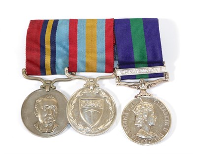 Lot 55 - A Group of Three Medals to WO1 M V O'Neill, comprising Rhodesian General Service Medal (853...