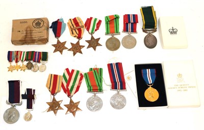Lot 70 - A Second World War Group of Six Medals, awarded to 857200 GNR.B.SWARBRICK R.A., comprising...