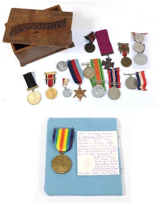 Lot 72 - A Victory Medal, awarded to N.SISTER B.(Beatrice) E.(Ellen) FRY, with a note stating she served...
