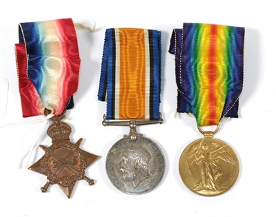 Lot 73 - A First World War Trio, awarded to 1012 DVR. R.S.YATES R.E., comprising 1914-15 Star, British...