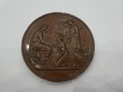 Lot 78 - A Great Exhibition 1851 Prize Medal, in bronze, the edge stamped PRIZE MEDAL OF THE EXHIBITION,...