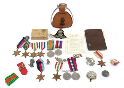 Lot 81 - A Second World War Group of Four Medals, awarded to 11209568 Gunner Andrew Stevenson, Royal...