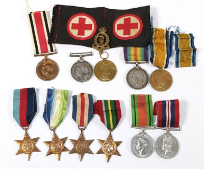 Lot 82 - Two First World War Pairs, each comprising British War Medal and Victory Medal, awarded to...