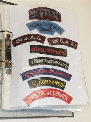 Lot 116 - A Collection of Approximately One Hundred and Ninety Embroidered and Printed Cloth Shoulder Titles