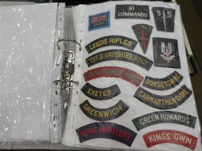 Lot 116 - A Collection of Approximately One Hundred and Ninety Embroidered and Printed Cloth Shoulder Titles