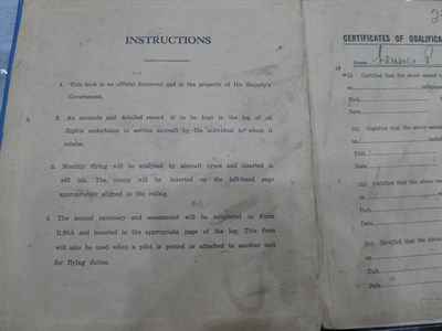 Lot 119 - A Collection of Ephemera and Items Relating to Prisoner of War Escaper Warrant Officer (1231507) WO