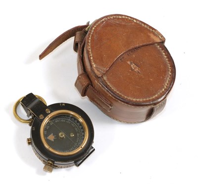 Lot 138 - A First World War British Indian Army Prismatic Mk.VII Pocket Compass, with black embossed floating