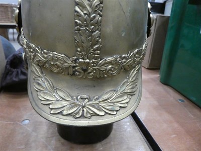 Lot 186 - A Victorian 1847 ''Albert'' Pattern Officer's Gilt Brass Helmet to The Carabiniers, with tall...