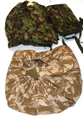Lot 193 - A Quantity of Army Surplus Clothing and Equipment, including a NATO combat smock and trousers,...