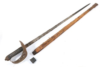 Lot 307 - A George V 1897 Pattern Infantry Officer's Sword, the 84cm single edge fullered steel blade...