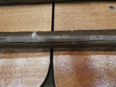 Lot 313 - Two Early 19th Century Australian Aboriginal Waddies, one following the natural curves of a branch