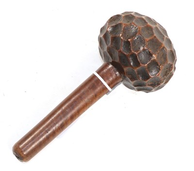 Lot 332 - A Late 19th Century Zulu Knobkerrie, of rich chestnut coloured hardwood, the globular head with...