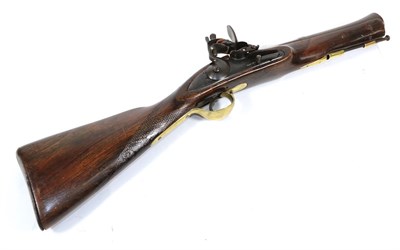 Lot 389 - An Early 19th Century Venerable East India Company Flintlock Blunderbuss by Joseph Davidson of...