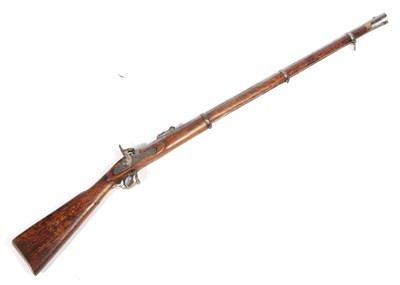 Lot 395 - A Victorian 1853 Pattern Tower Percussion Three Band Rifle  Musket, .577 calibre, the 99cm...