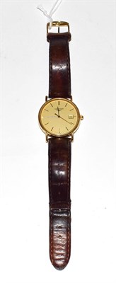 Lot 178 - A gents gold plated Longines wristwatch