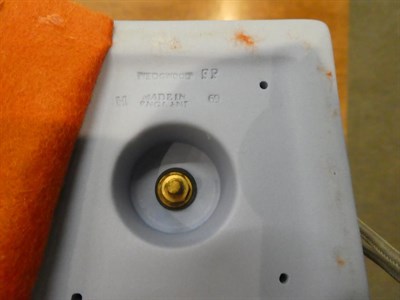 Lot 318 - A Wedgwood blue Jasper ware urn and cover decorated in the Classical taste with the Greek muses...