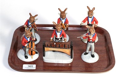 Lot 365 - Six piece Bunnykins orchestra (6)