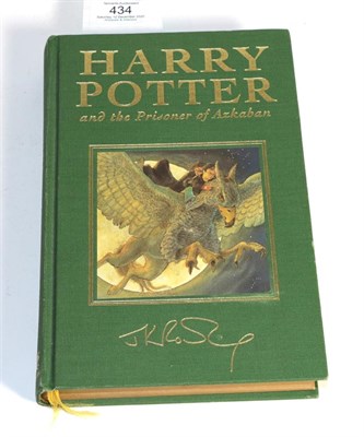 Lot 434 - Rowling (J.K.) Harry Potter and the Prisoner of Azkaban, first delux edition, 1999, 2nd impression