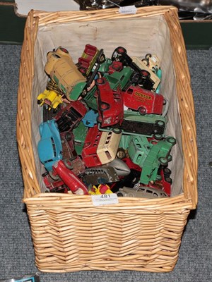 Lot 481 - A group of playworn model vehicles including Dinky etc