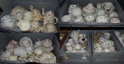 Lot 482 - A large quantity of Victorian tea wares