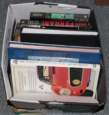 Lot 496 - A box of car related books