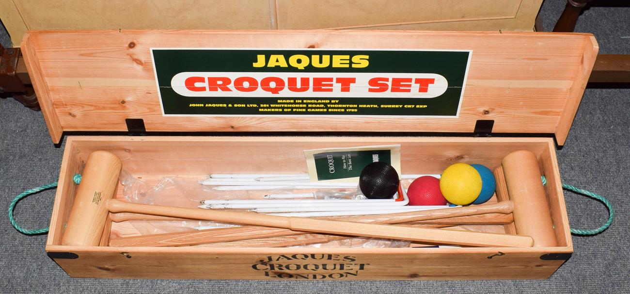 Lot 539 - Jaques Croquet set