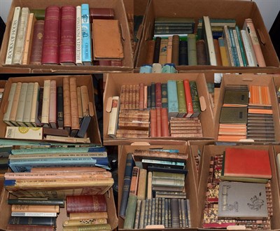 Lot 547 - A large quantity of books including literature, bindings, natural history, antiques, local history