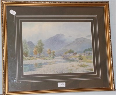 Lot 1150 - Albert Rosser (1899-1995) Grange in Borrowdale, signed, watercolour, 25.5cm by 35.5cm by