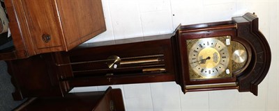 Lot 1185 - A reproduction mahogany Grandmother clock bearing plaque, ''A limited edition of 250, William...