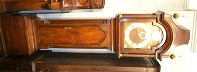 Lot 1350 - A George III style mahogany eight day long case clock, arch brass dial with tempus fugit...