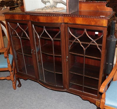 Lot 1379 - A Chippendale style mahogany display cabinet