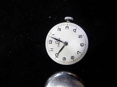 Lot 2239 - A Lady's Stainless Steel Wristwatch, signed Omega, ref: 2524-3, 1950, (calibre 244) lever...