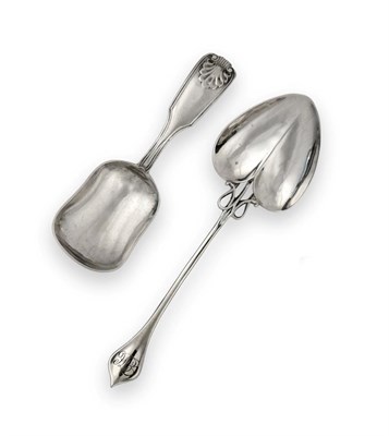 Lot 2288 - A Victorian Silver Caddy-Spoon, by Charles Boyton, London, 1868, Fiddle, Thread and Shell...