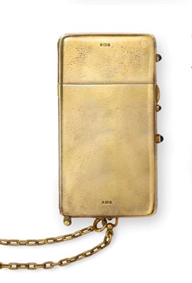 Lot 2308 - A Continental Silver-Gilt Minaudière, With English Import Marks for Marples and Co., London, 1903