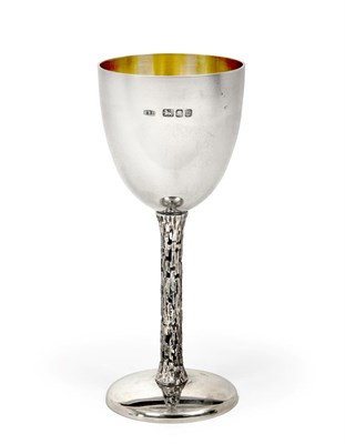 Lot 2389 - An Elizabeth II Silver Goblet, by Christopher Nigel Lawrence, London, 1990, the bowl tapering,...