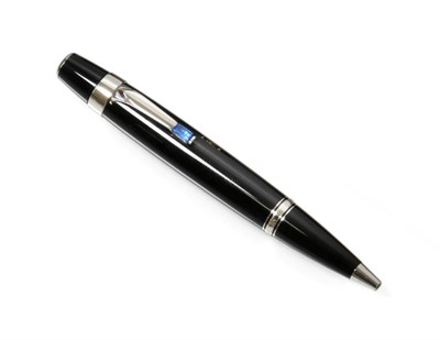 Lot 2392 - A Montblanc Boheme Bleu Rollerball Pen, Numbered BF1707346, the cap twists to operate the...