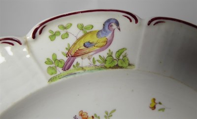 Lot 48 - A Chelsea Porcelain Dessert Plate, circa 1755, painted with flowersprays and scattered sprigs...