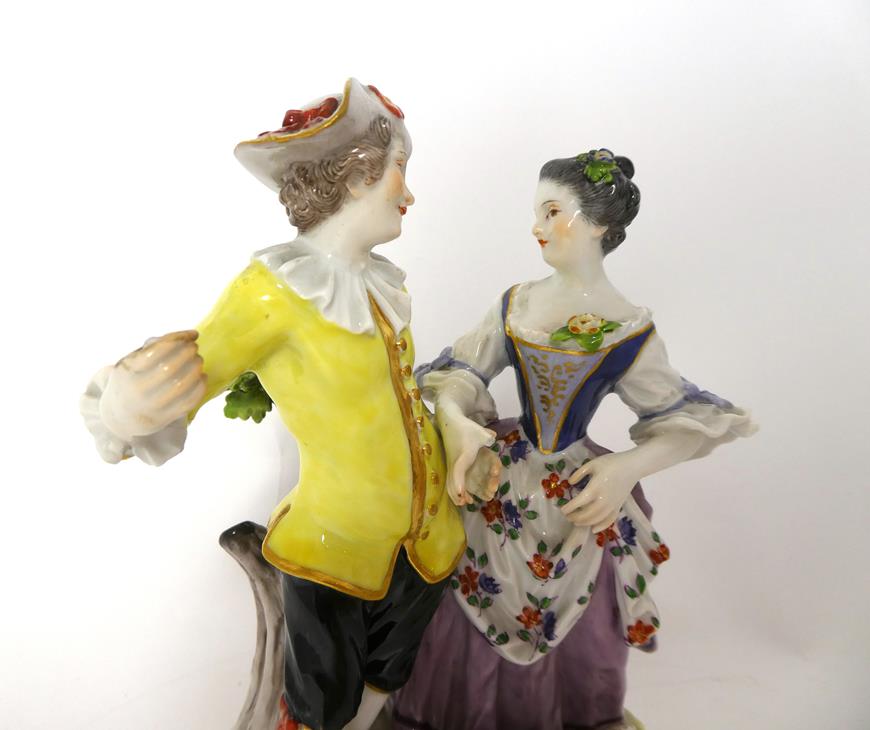 Meissen Porcelain Figurine - Two People Dancing