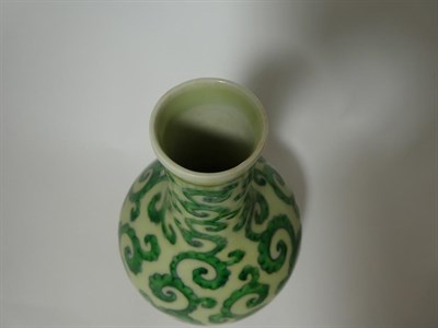 Lot 160 - A Chinese Porcelain Bottle Vase, Chenghua mark but not of the period, painted in underglaze...