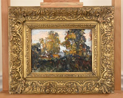 Lot 391 - Alexander Jamieson (1873-1937) Scottish View of the studio  Oil on panel, together with a...