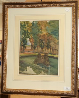 Lot 396 - Alexander Jamieson (1873-1937) Scottish Fountains, Versailles Watercolour, 35cm by 25.5cm  See...