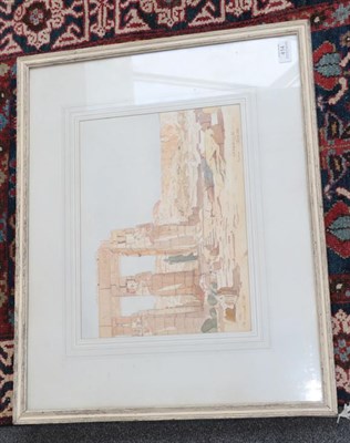 Lot 414 - William Graham Elphinstone (1886-1952) The Great Colossus of Memnon at Thebes Signed, inscribed and