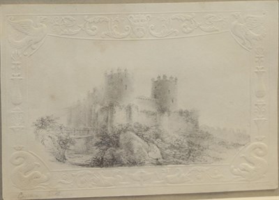 Lot 436 - Edward Duncan RWS (1803-1882) ''Near Gravesend''  Signed and inscribed, pencil, together with a...