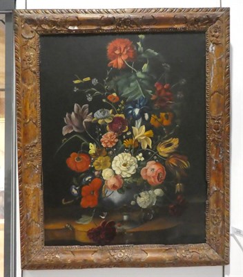 Lot 449 - Manner of Jean-Baptiste Monnoyer (1636-1699) French Still life of flowers including Iris,...