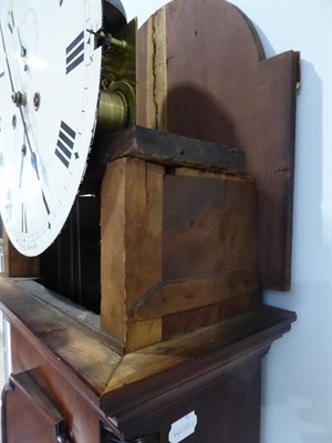 Lot 490 - A Mahogany Eight Day Longcase Clock, signed W.Young, Dundee, circa 1820, arched pediment,...