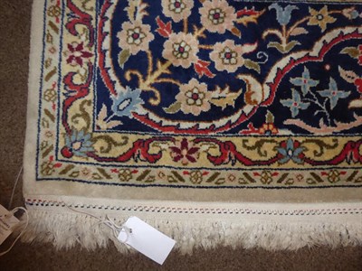 Lot 522 - Tabriz Garden Carpet, circa 1950 The terracotta field of polychrome raised beds containing...