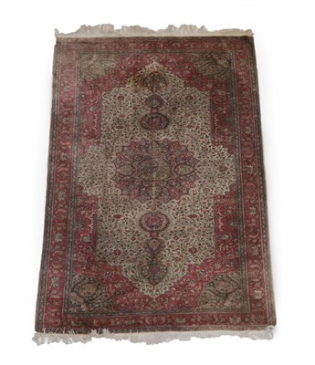 Lot 579 - Kayseri Carpet Central Anatolia, 2nd quarter C20th The ivory field of vines centred by a...