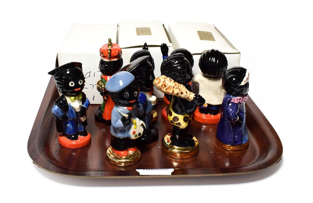 Lot 2 - A collection of twelve Carltonware figurines, three with boxes