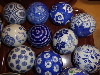 Lot 150 - A quantity of various Oriental ceramics, plates, vases, including ten blue and white ceramics...